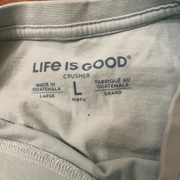 Life is Good Bouy Boys Crusher Tee Size L - Picture 2 of 4